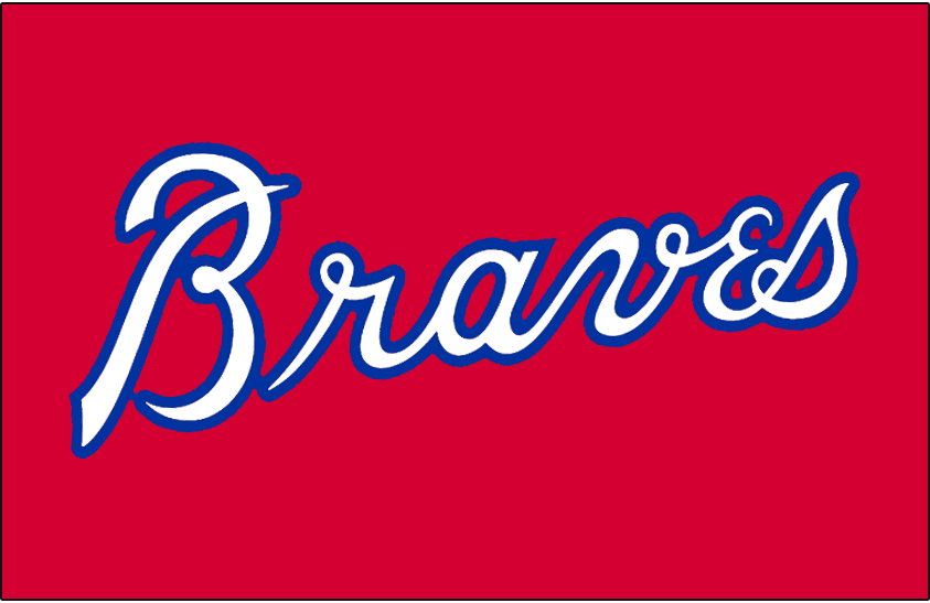 Atlanta Braves 1979-1980 Batting Practice Logo t shirts DIY iron ons